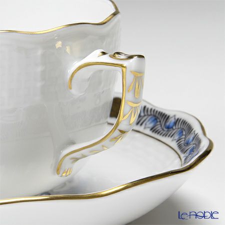 ヘレンド アポニーインディゴブルー 00724-0-00 ティーカップ＆ソーサー 200ml