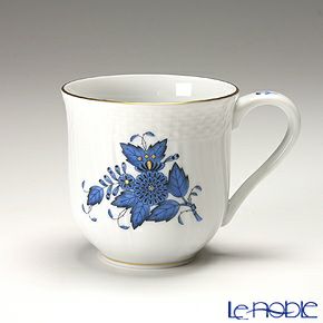 ヘレンド アポニーインディゴブルー 01739-0-00 ミッドマグ 200ml