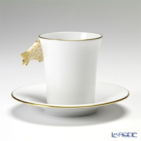 ヘレンド QH Collection QH-VHJ 04913-0-00 モカカップ＆ソーサー 無地