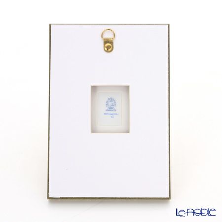 ヘレンド MID-1 08191-0-00 陶板（花と鳥） 6.5×2.5cm