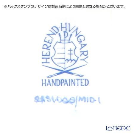 ヘレンド MID-1 08191-0-00 陶板（花と鳥） 6.5×2.5cm