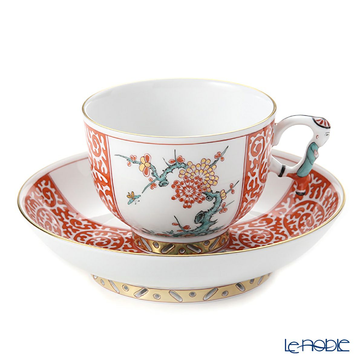 ヘレンド シノワズリ（中国趣味）カキエモン SKA 03364-0-21 マンダリン ラージカップ＆ソーサー