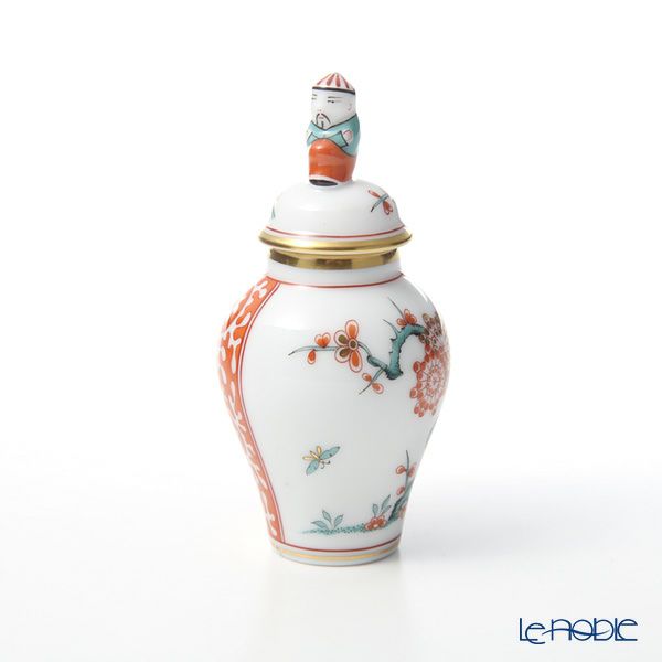 ヘレンド シノワズリ （中国趣味） カキエモン SKA 06574-0-21 ミニベース蓋付（マンダリン） 9cm