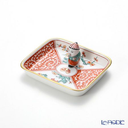 ヘレンド カキエモン SKA 07733-0-21 オブロングトレイ（マンダリン） 8cm