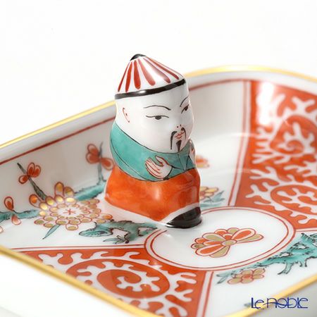 ヘレンド カキエモン SKA 07733-0-21 オブロングトレイ（マンダリン） 8cm