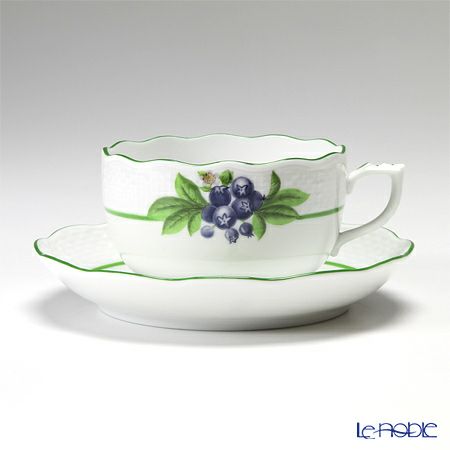 ヘレンド ベリーアラカルト BAC-6（ビルベリー） 00724-0-00 ティーカップ＆ソーサー 200ml