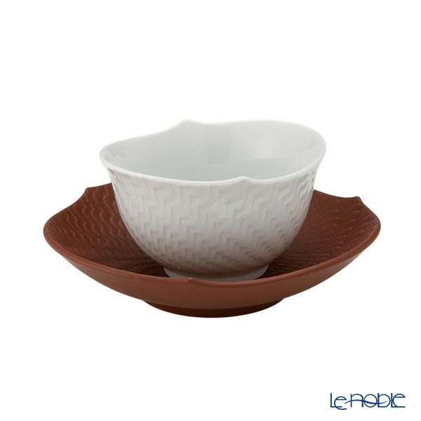 マイセン（Meissen） 波の戯れホワイト 29620／85759 スモールカップ 8.5cm（ソーサー付）