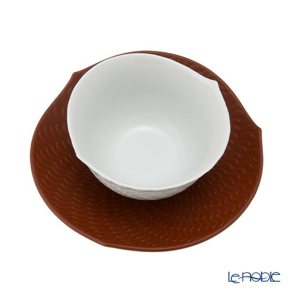 マイセン（Meissen） 波の戯れホワイト 29620／85759 スモールカップ 8.5cm（ソーサー付）