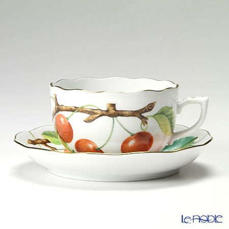 ヘレンド FTH-CR 20724-0-00 ティーカップ＆ソーサー 200ml（チェリー）