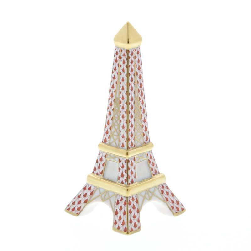 ヘレンド ファンタジー VH 05242-0-00 エッフェル塔 12.5cm オレンジ
