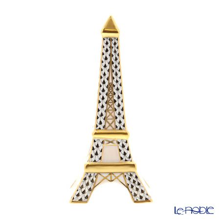 ヘレンド ファンタジー VHN 05242-0-00 エッフェル塔 12.5cm ブラック