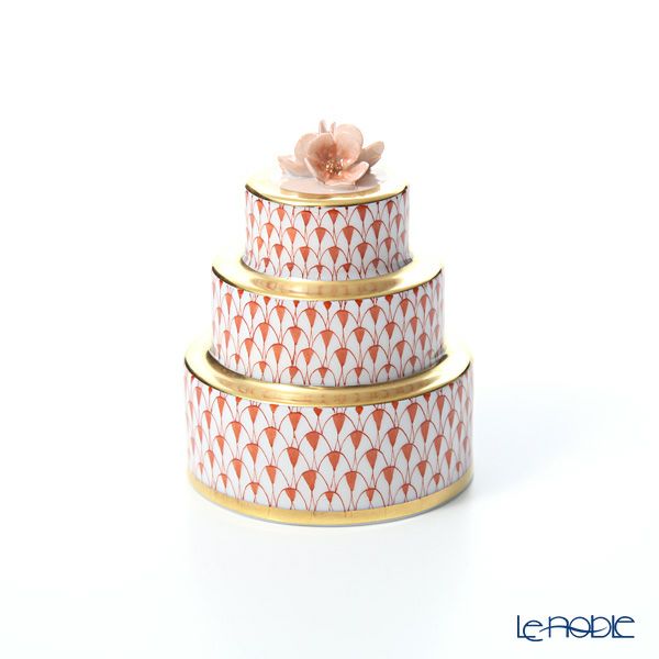 ヘレンド ファンタジー VH 05566-0-00 ウエディングケーキ オレンジ