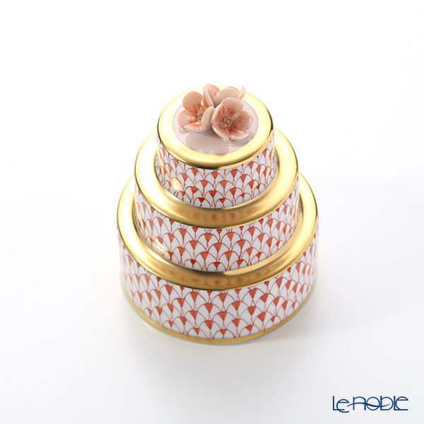 ヘレンド ファンタジー VH 05566-0-00 ウエディングケーキ オレンジ