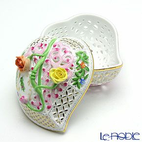 ヘレンド ファンタジー C 06200-0-02／6200 透かしボンボン入れ