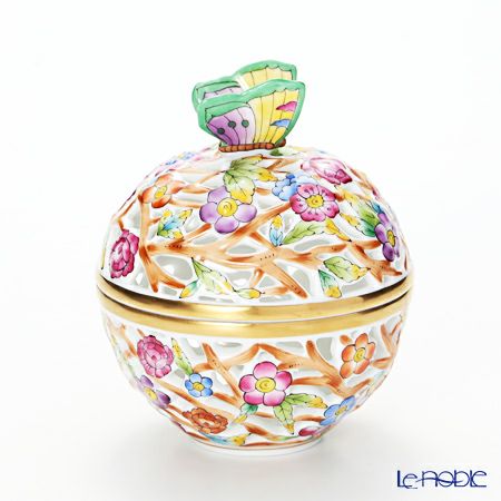 ヘレンド C2 06214-0-17 透かしボンボン（チョウ） 11cm