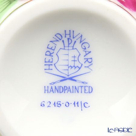 ヘレンド ファンタジー C 06215-0-11／6214 透かしボンボン入れ（ストロベリー）