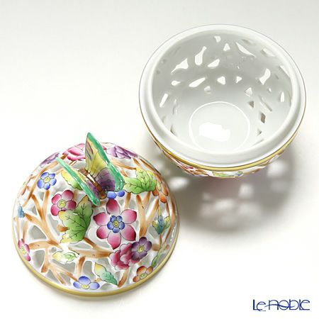 ヘレンド C2 06215-0-17 透かしボンボン（チョウ） 8cm