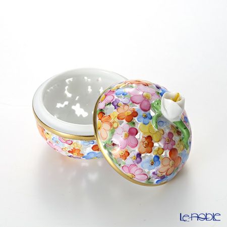 ヘレンド ファンタジー C 06219-0-12／6219 透かしボンボン入れ（つぼみ）