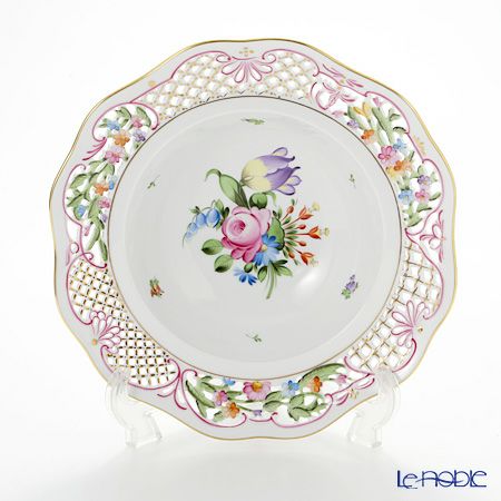 ヘレンド ファンタジー C 06230-0-11 ボンボン入れ（オープンワーク）