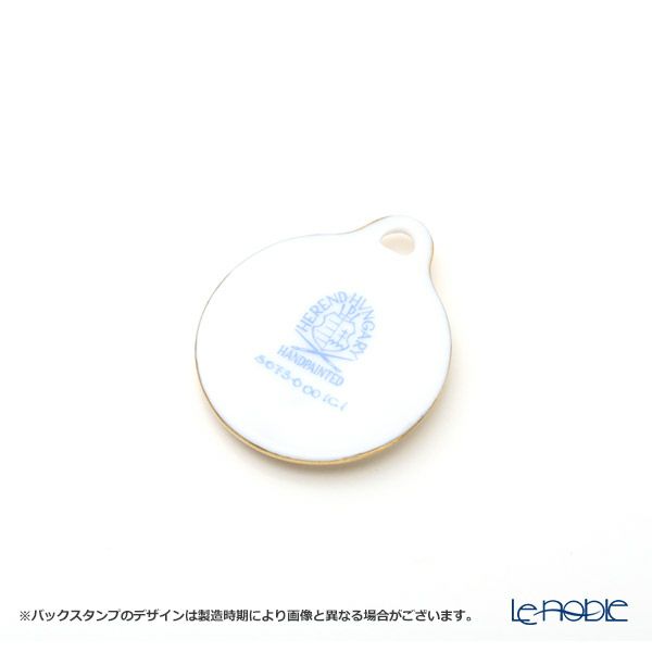 ヘレンド ペンダントトップ C1 08073-0-00 フラワーラウンドオレンジ 4cm