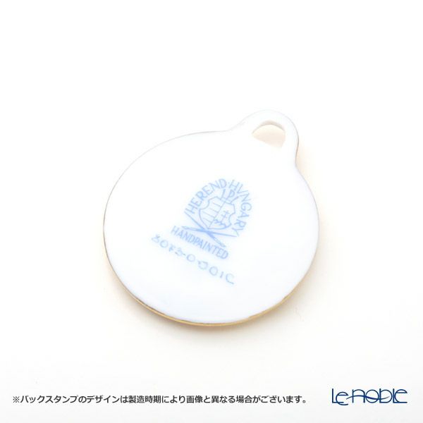 ヘレンド ペンダントトップ C 08073-0-00 フラワーラウンドピンク 4cm（ローズ）