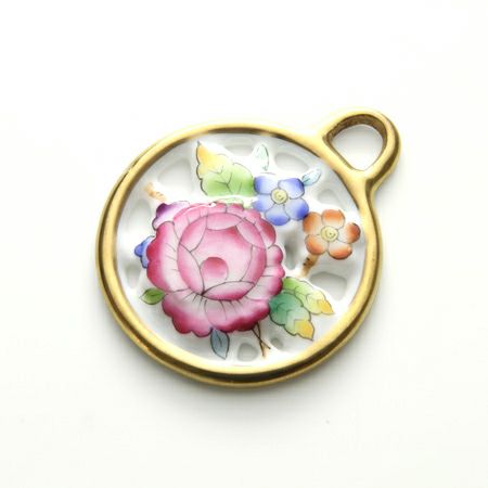 ヘレンド ペンダントトップ C2 08074-0-00 透かし 4cm