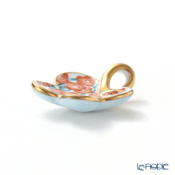 ヘレンド ペンダントトップ C1 08176-0-01 フラワー レッド 4×3.5cm