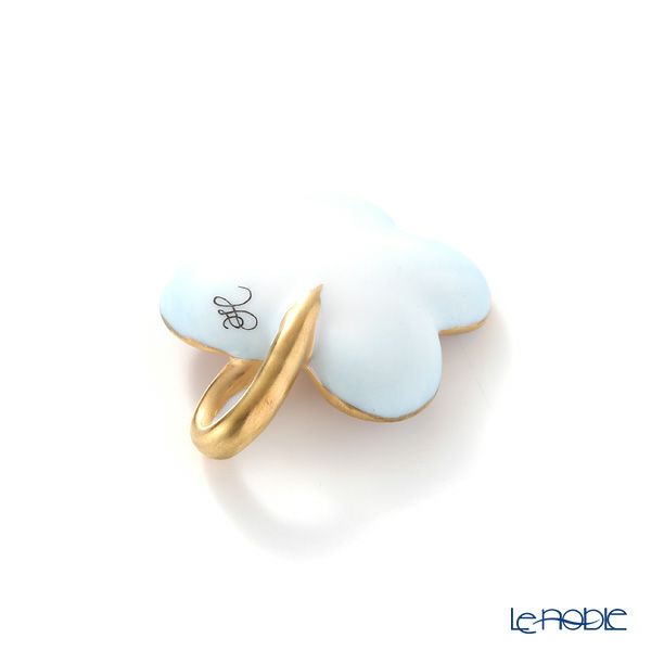 ヘレンド ペンダントトップ C1 08176-0-01 フラワー レッド 4×3.5cm