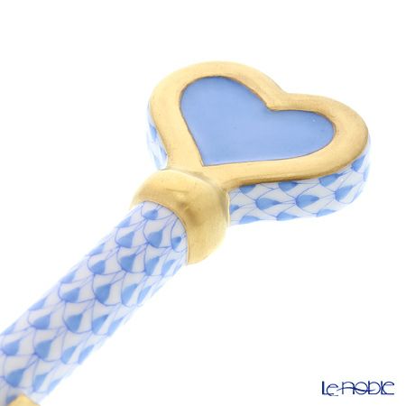 ヘレンド ファンタジー VHB 08560-0-00 ペーパーウエイト（キー） 9cm ブルー