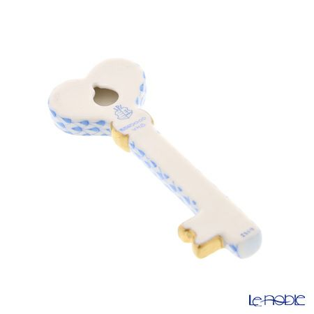 ヘレンド ファンタジー VHB 08560-0-00 ペーパーウエイト（キー） 9cm ブルー