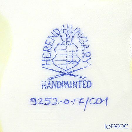 ヘレンド ファンタジー CD1 09252-0-17 葉とチョウ 6.5cm イエロー