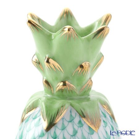 ヘレンド ファンタジー VHV 15079-0-00 パイナップル 4.5cm グリーン