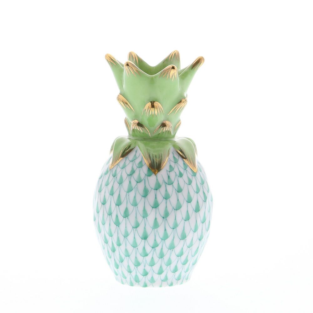 ヘレンド ファンタジー VHV 15079-0-00 パイナップル 4.5cm グリーン