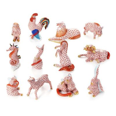 ヘレンド人形 VH 干支十二支セット | ブランド洋食器専門店ル