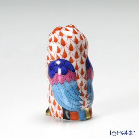 ヘレンド人形 05102-0-00 VH ミニフクロウ レッド