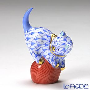 ヘレンド人形 05221-0-00 VHB ネコ