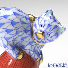 ヘレンド人形 05221-0-00 VHB ネコ