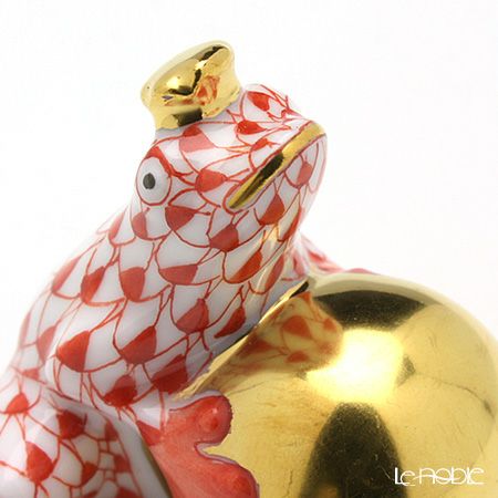 ヘレンド人形 15369-0-00 VH カエルの王様 4cm