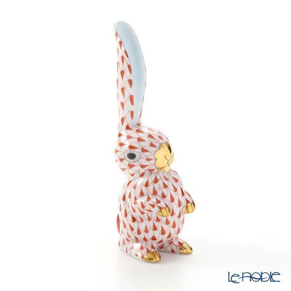 ヘレンド人形 05325-0-00 VH タチミミバニー 9.8cm