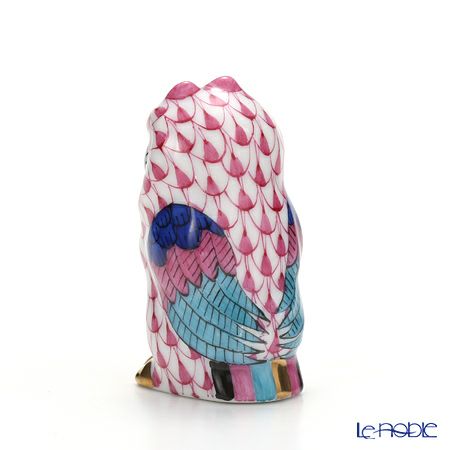 ヘレンド人形 05102-0-00 VHP ミニフクロウ ピンク