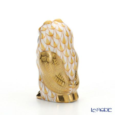 ヘレンド人形 05102-0-00 VHJ ミニフクロウ イエロー