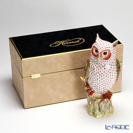 ヘレンド ファンタジー VH1CD 05180-0-00 ウォッチフルミミズク 30.8cm LE250 世界限定生産250点