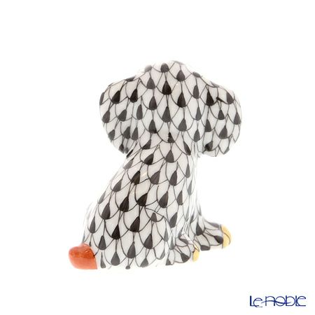 ヘレンド人形 05219-0-00 VHN イヌ 5cm ブラック