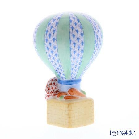 ヘレンド人形 05241-0-00 VHB+VH ウサギと熱気球 9cm