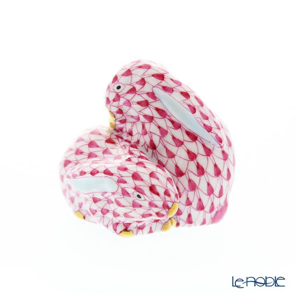 ヘレンド人形 05324-0-00 VHP ウサギペア