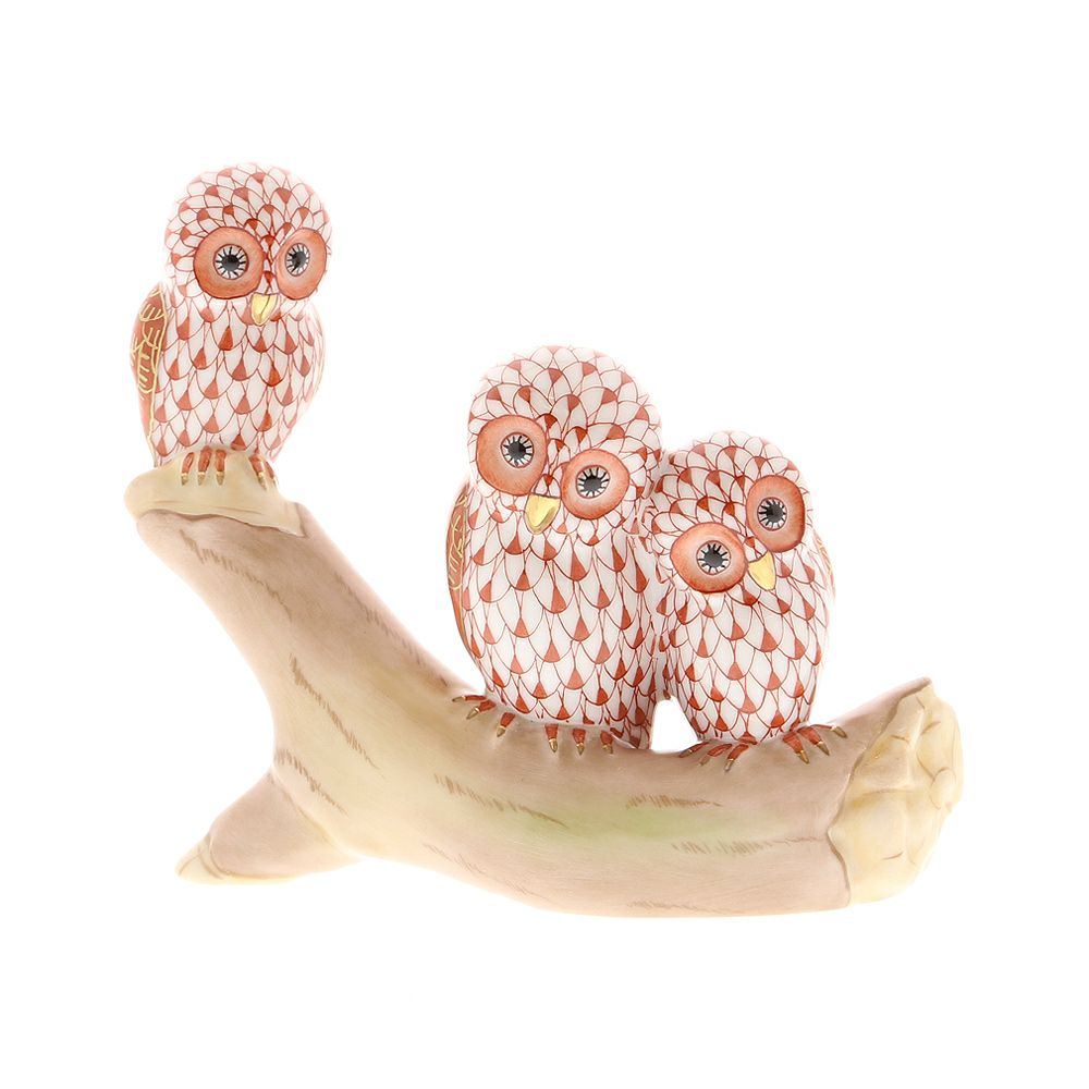 ヘレンド人形 05328-0-00 VHM+C オウル 9.5cm