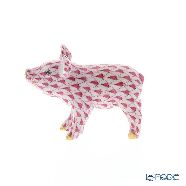 ヘレンド人形 05352-0-00 VHP ブタ ピンク