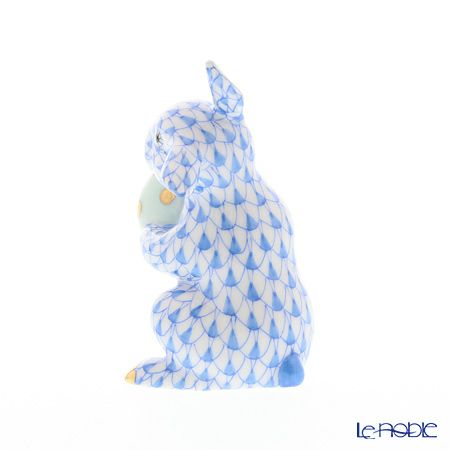 ヘレンド人形 05436-0-00 VHB イースターバニー 6cm ブルー