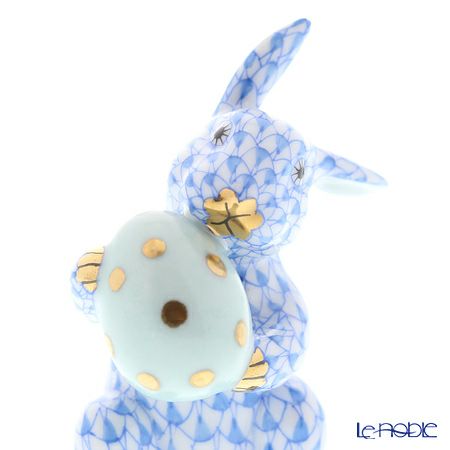 ヘレンド人形 05436-0-00 VHB イースターバニー 6cm ブルー