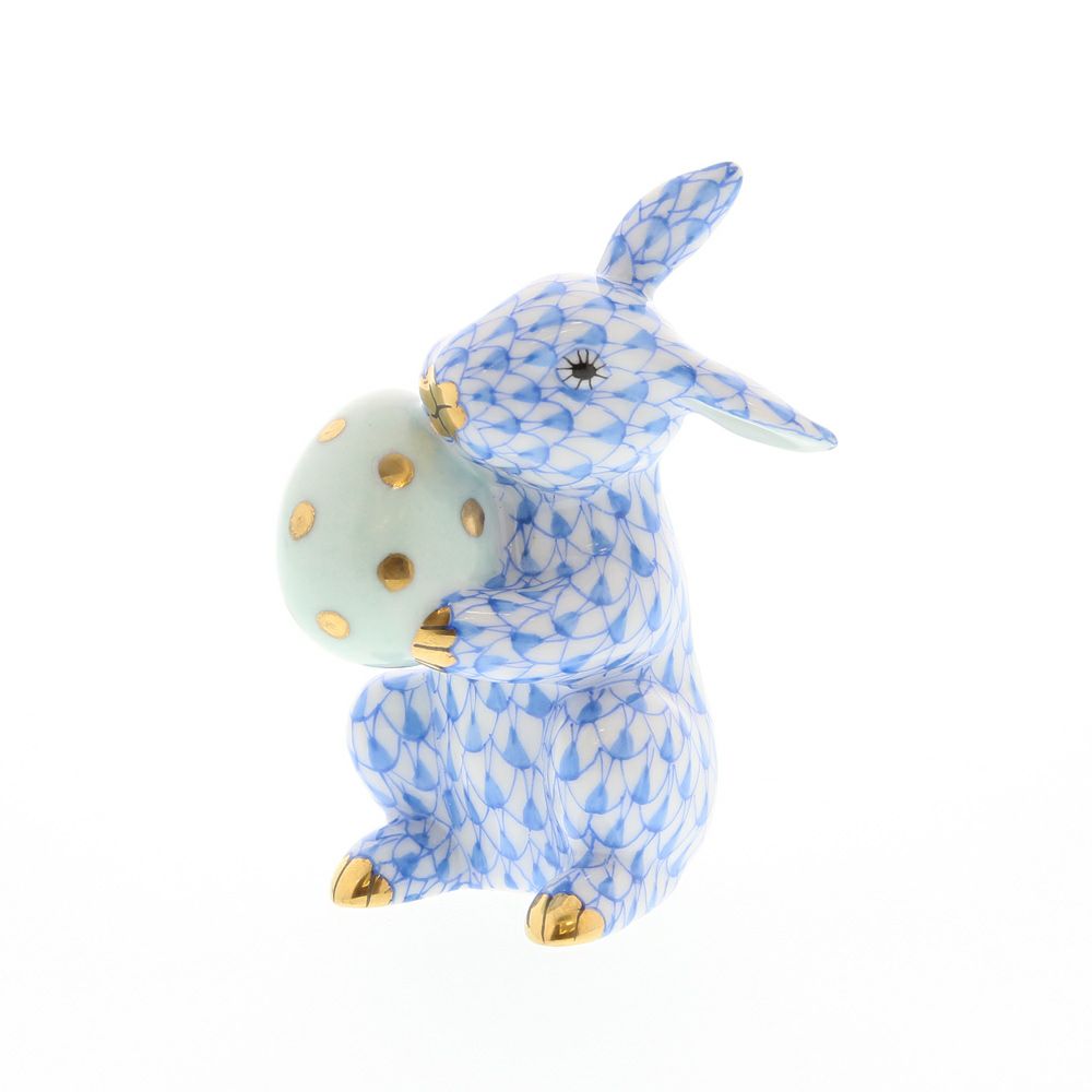 ヘレンド (HEREND)人形 05436-0-00 VHB イースターバニー 6cm ブルー